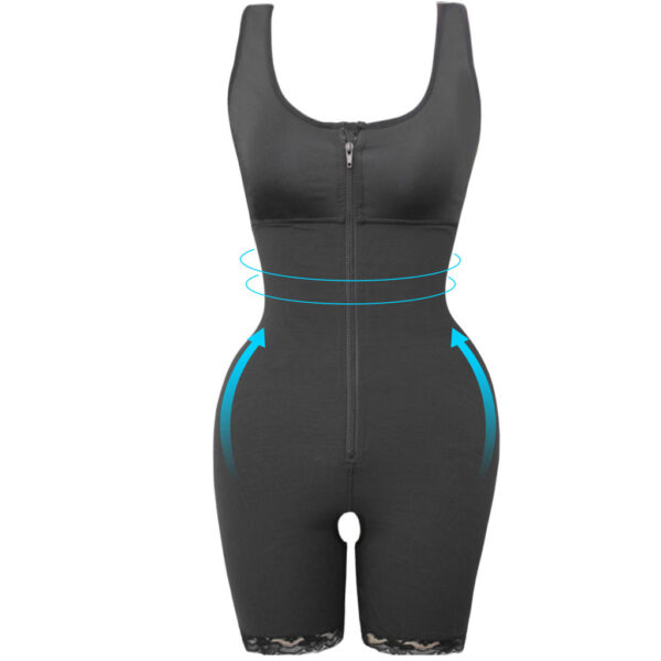 Women's Zipper Slimming Bodysuit Shapewear - Image 2
