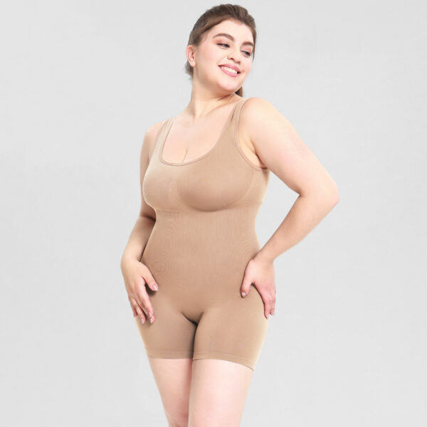 Women's Solid Color Integrated Sports Shapewear - Image 6