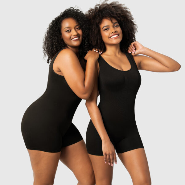Women's Solid Color Integrated Sports Shapewear - Image 3