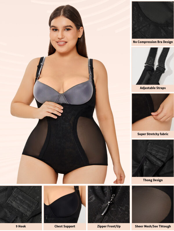 Shapewear Bodysuit Tummy Control Body Shaper - Image 7