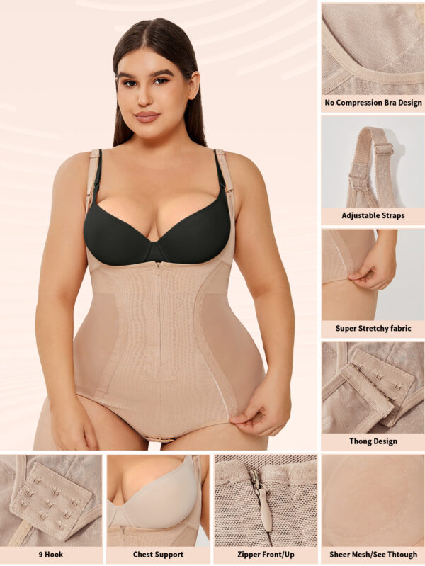 Shapewear Bodysuit Tummy Control Body Shaper - Image 2