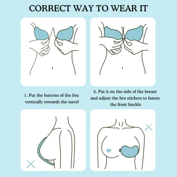 Adhesive Lift Up Invisible Bra - Image 4