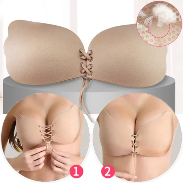 Women Backless Silicone Adhesive Bra - Image 2