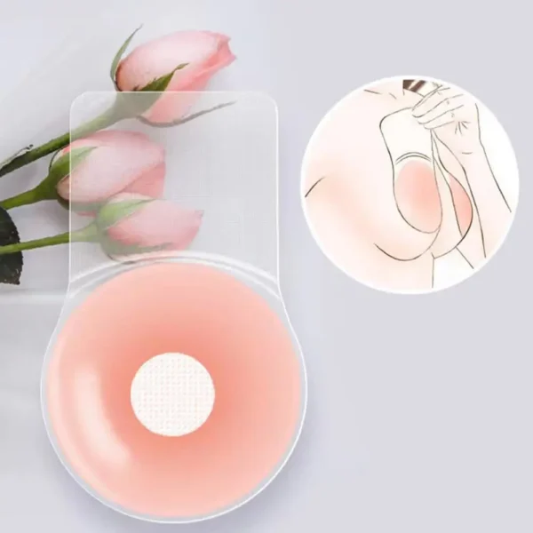 Reusable Invisible Self Adhesive Silicone Nipple Covers - Image 7