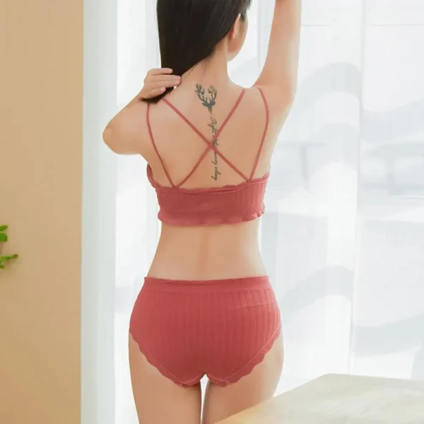 2Pcs Sexy Lace Seamless Set - Image 6