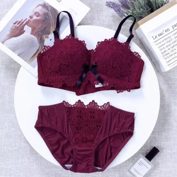 Women Lace Rop Lingerie Set - Image 3